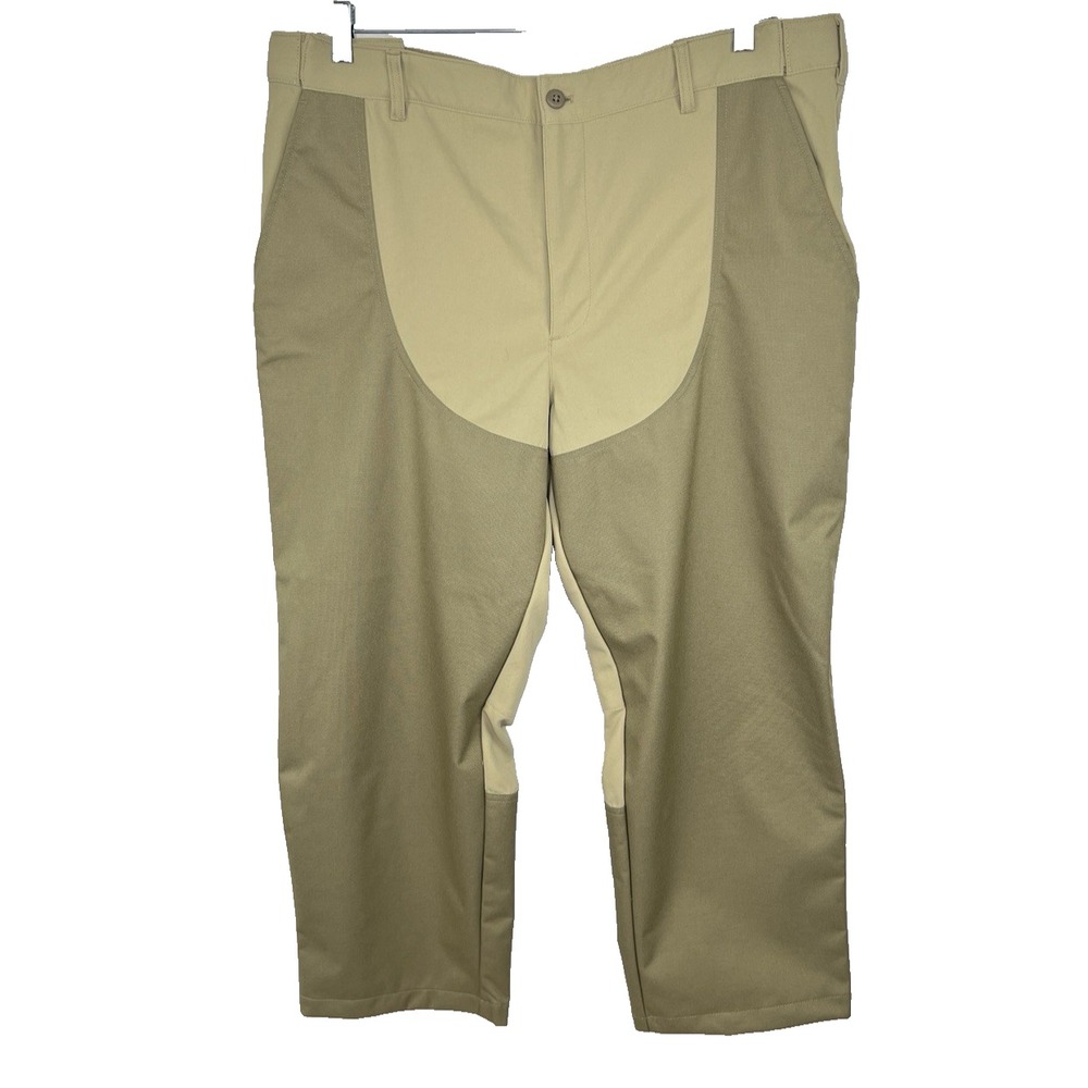 L.L. BEAN Tan Heavy Durable Nylon Canvas Hunting Field Briar Quail‎ Pant 40x29